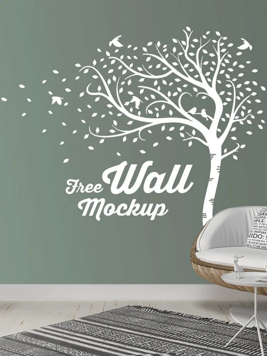 Wall Mockup Design Wallpaper