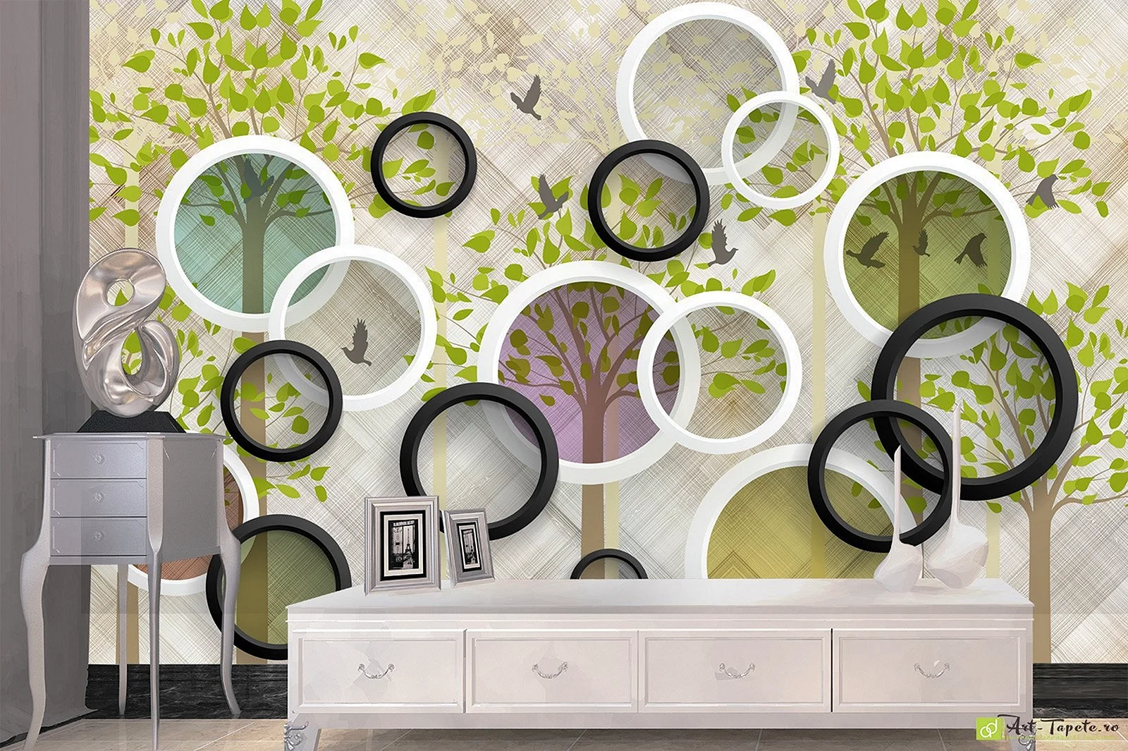 Abstract Wall Murals and Wallpaper Trends