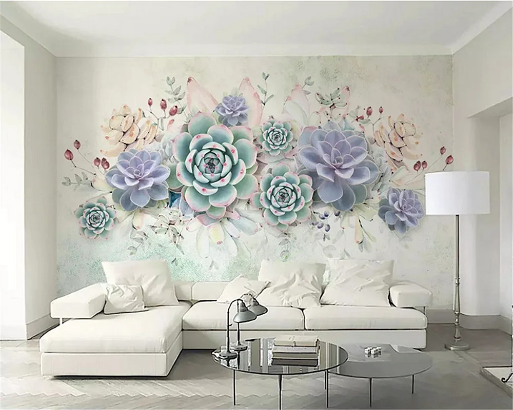 Wall Mural Flowers Wallpaper