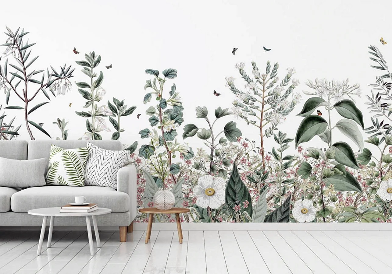 Wall Mural Flowers Wallpaper