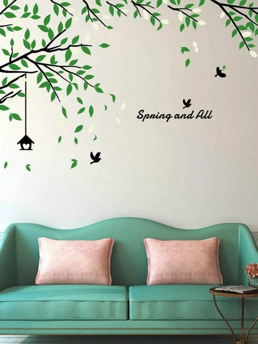 Wall Stickers Girl And Tree Wallpaper