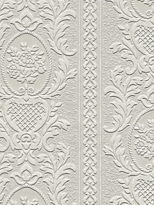 Wall White Emboss Wallpaper