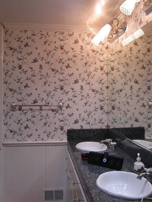 Design For Bathroom Wallpaper