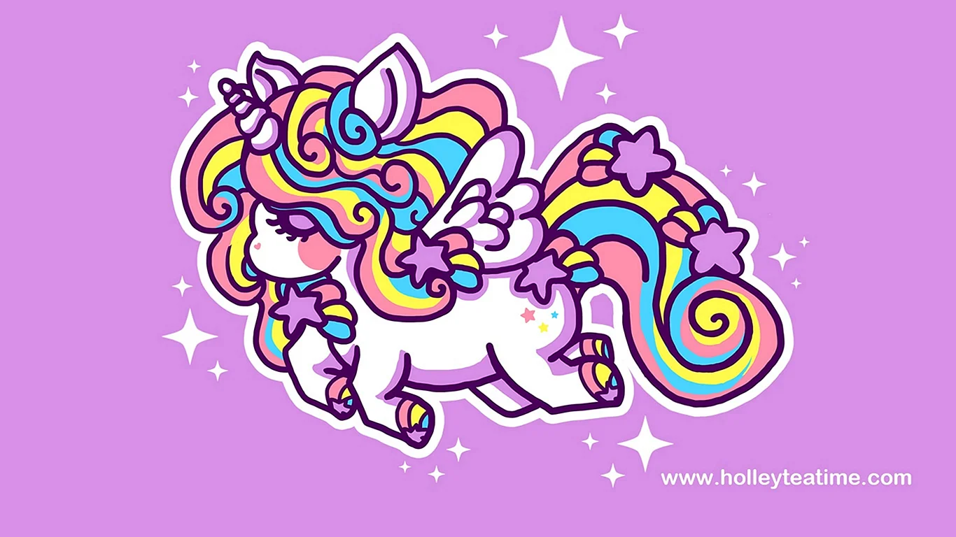 Unicorn Kawaii Wallpaper