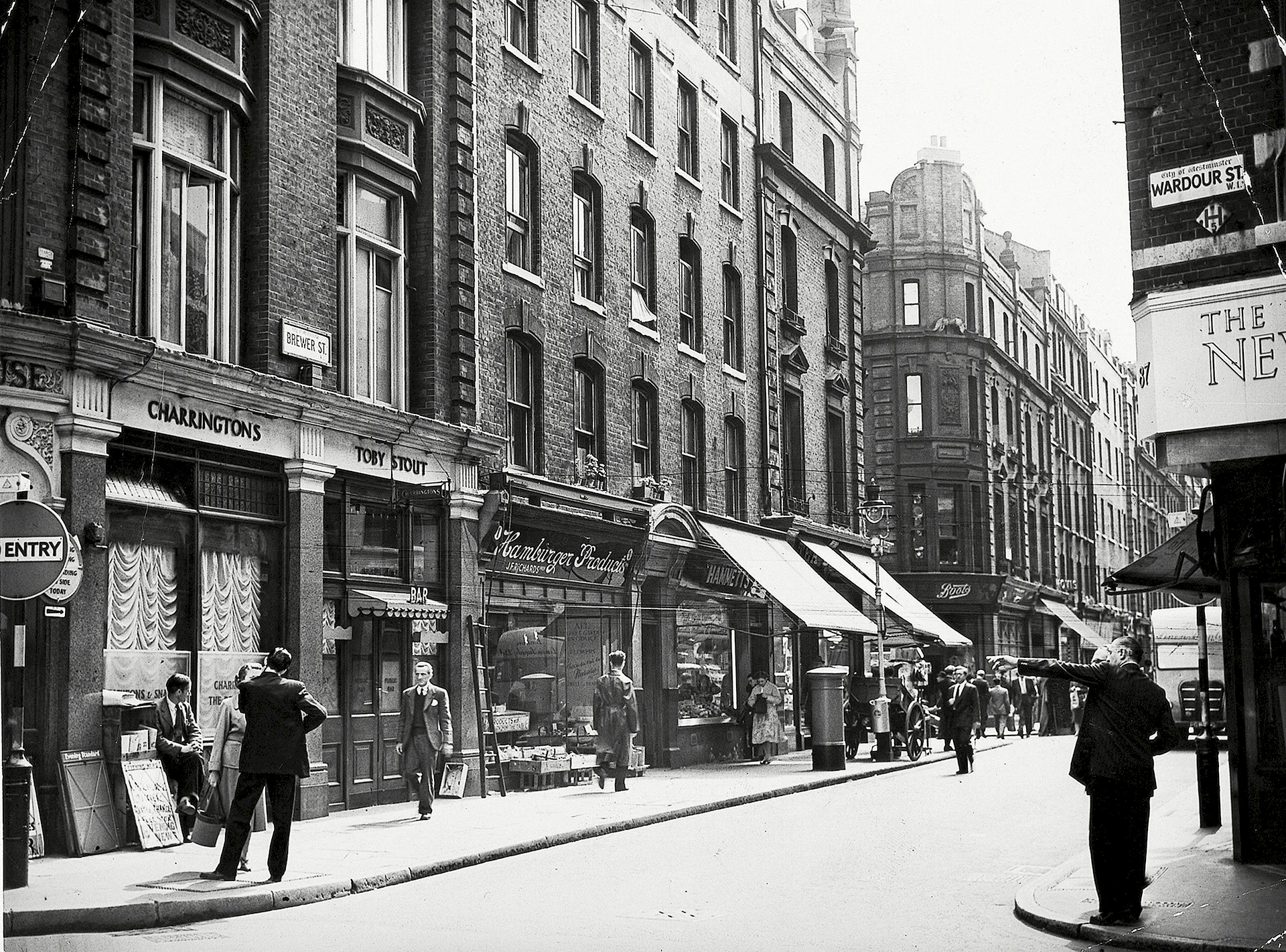 Wardour Street Soho Wallpaper