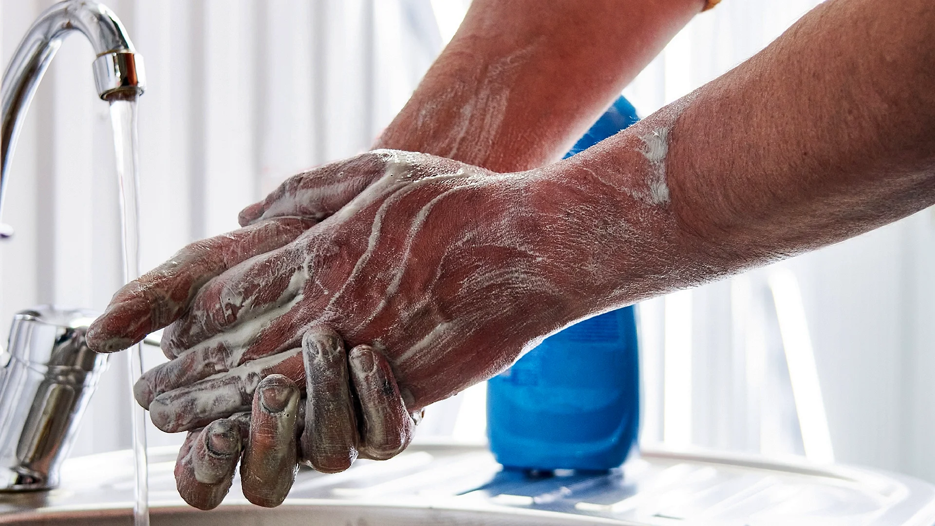 Washing Hands With Dirt Wallpaper