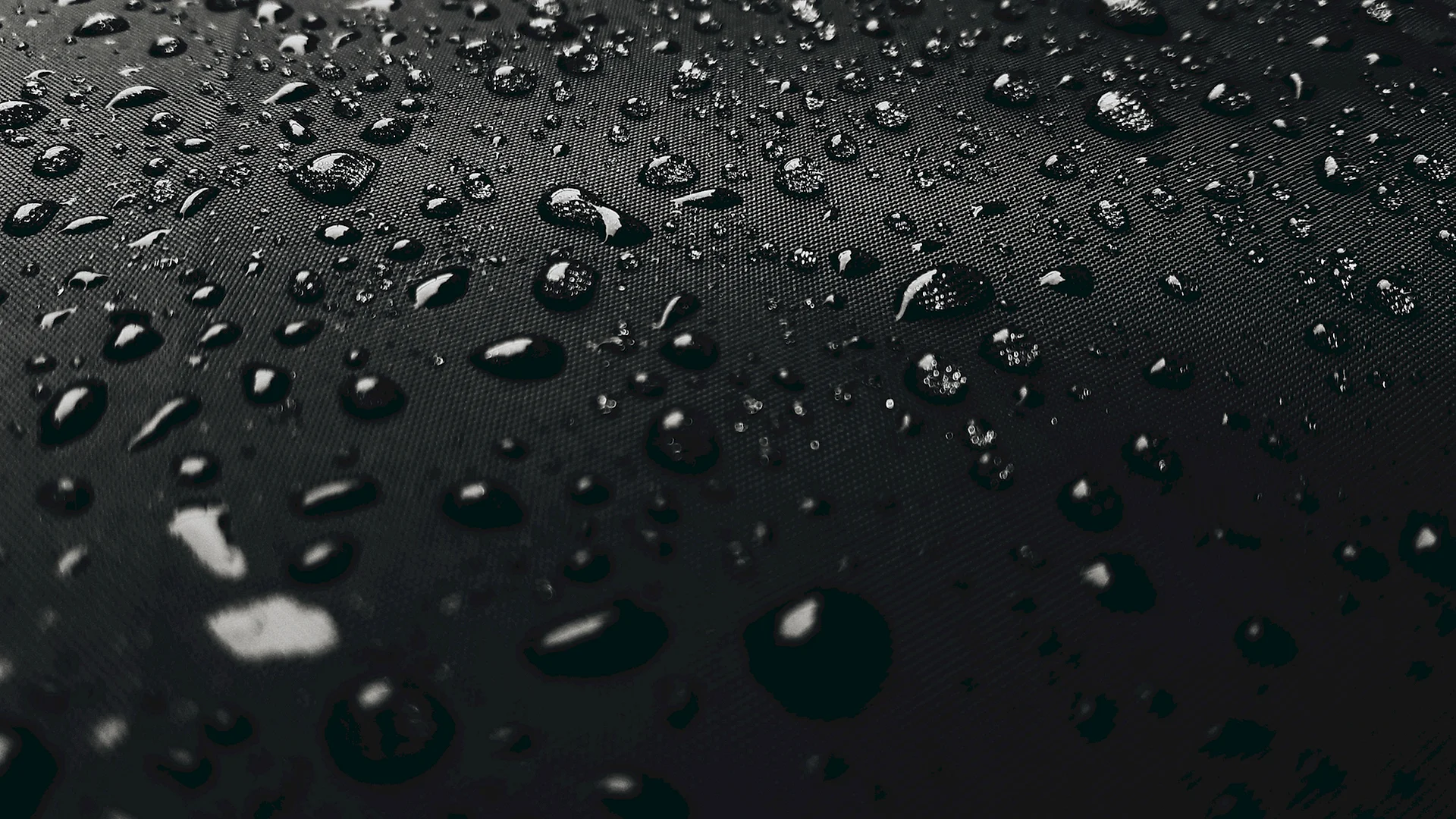 Water Drop Black Wallpaper