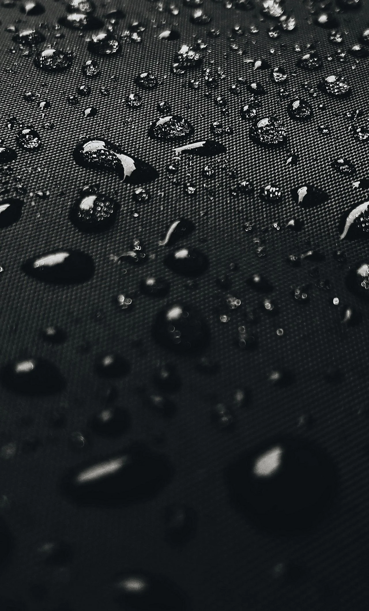 Water Drop Black Wallpaper For iPhone