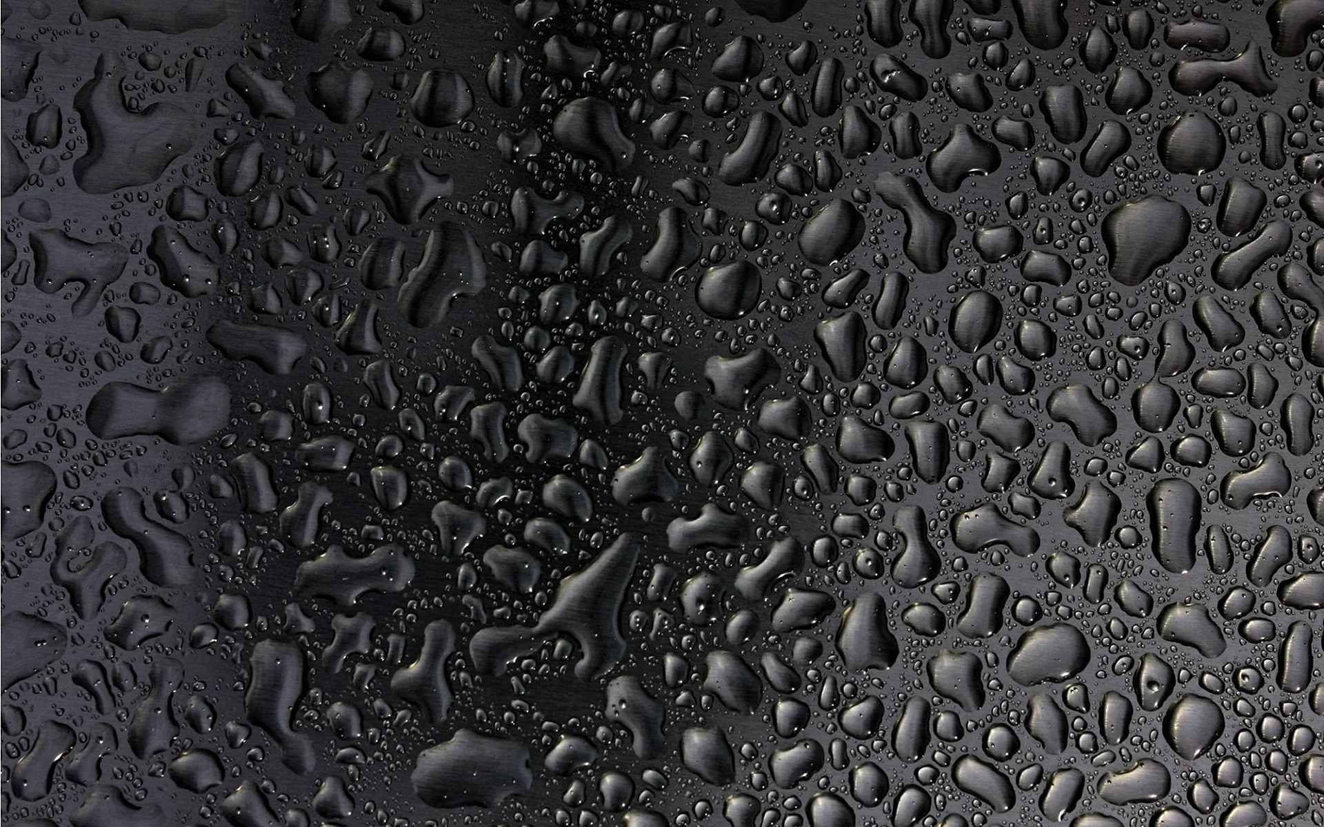 Water Drop Black Wallpaper