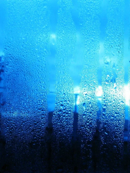 Water Vapor Glass Wallpaper