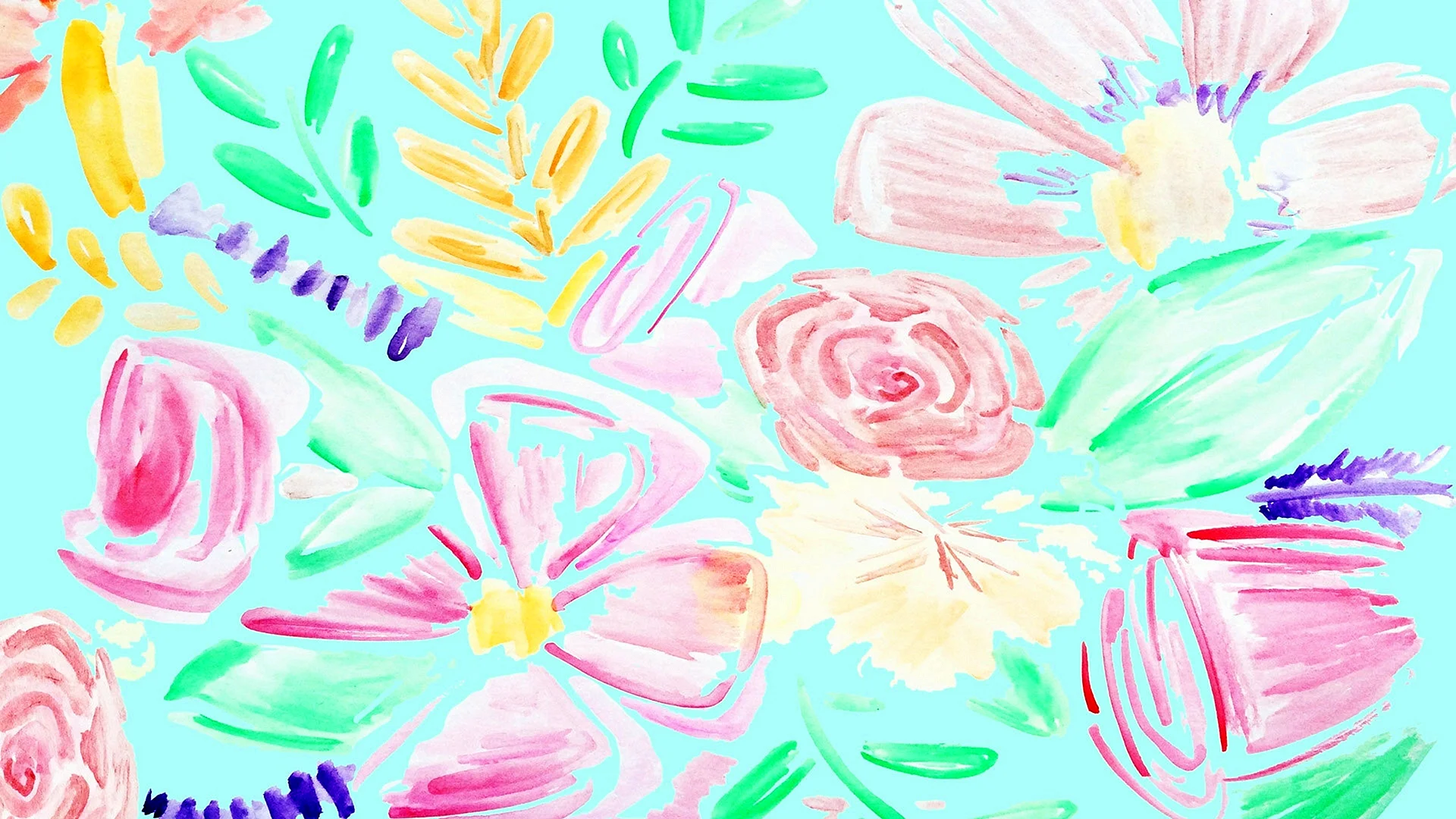 Watercolor Background Pastel Wallpaper