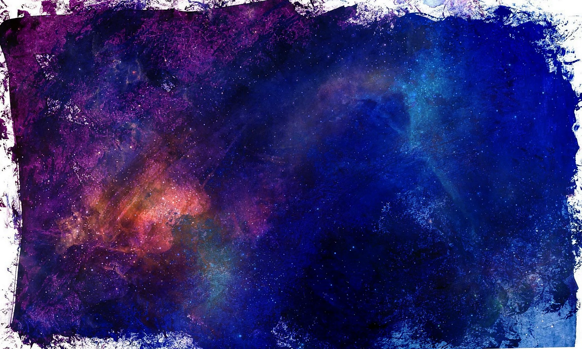 Watercolor Galaxy Background Wallpaper