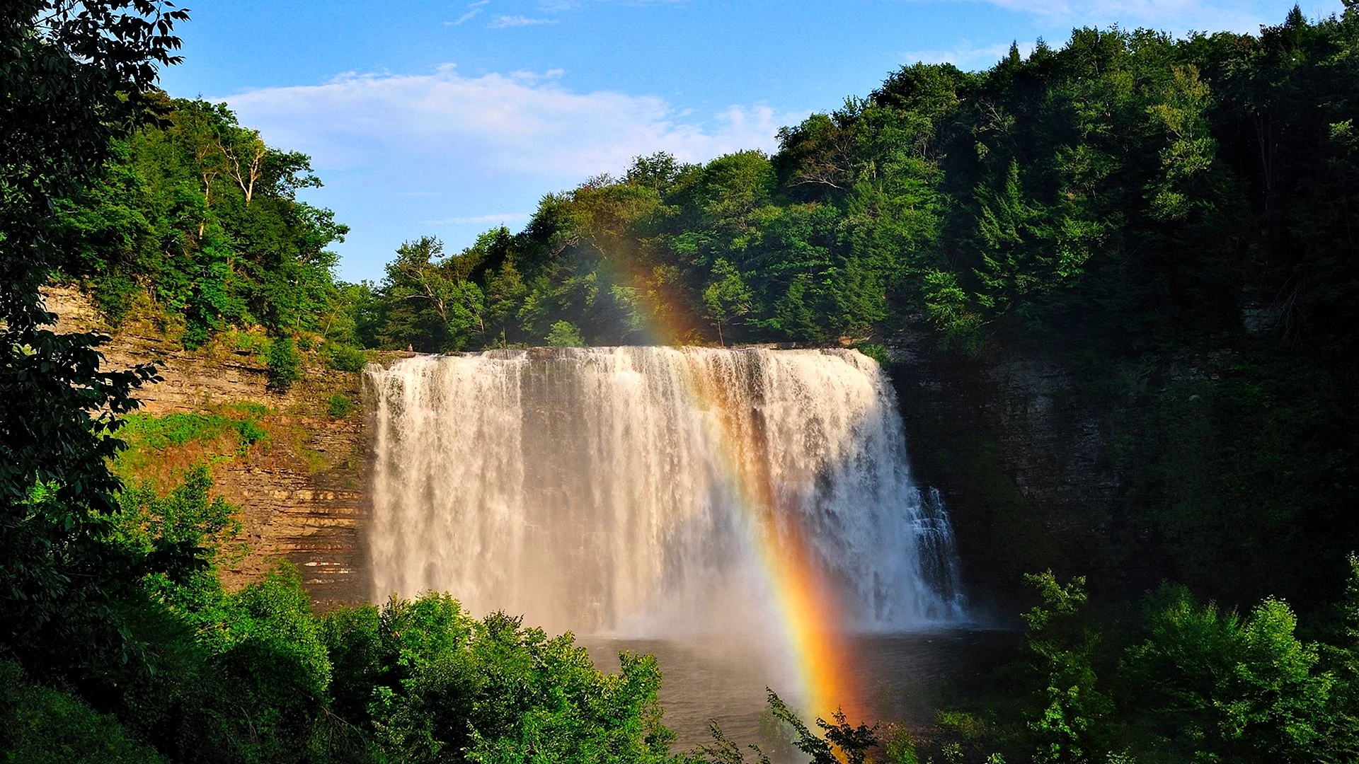 Waterfall Portrait Wallpaper