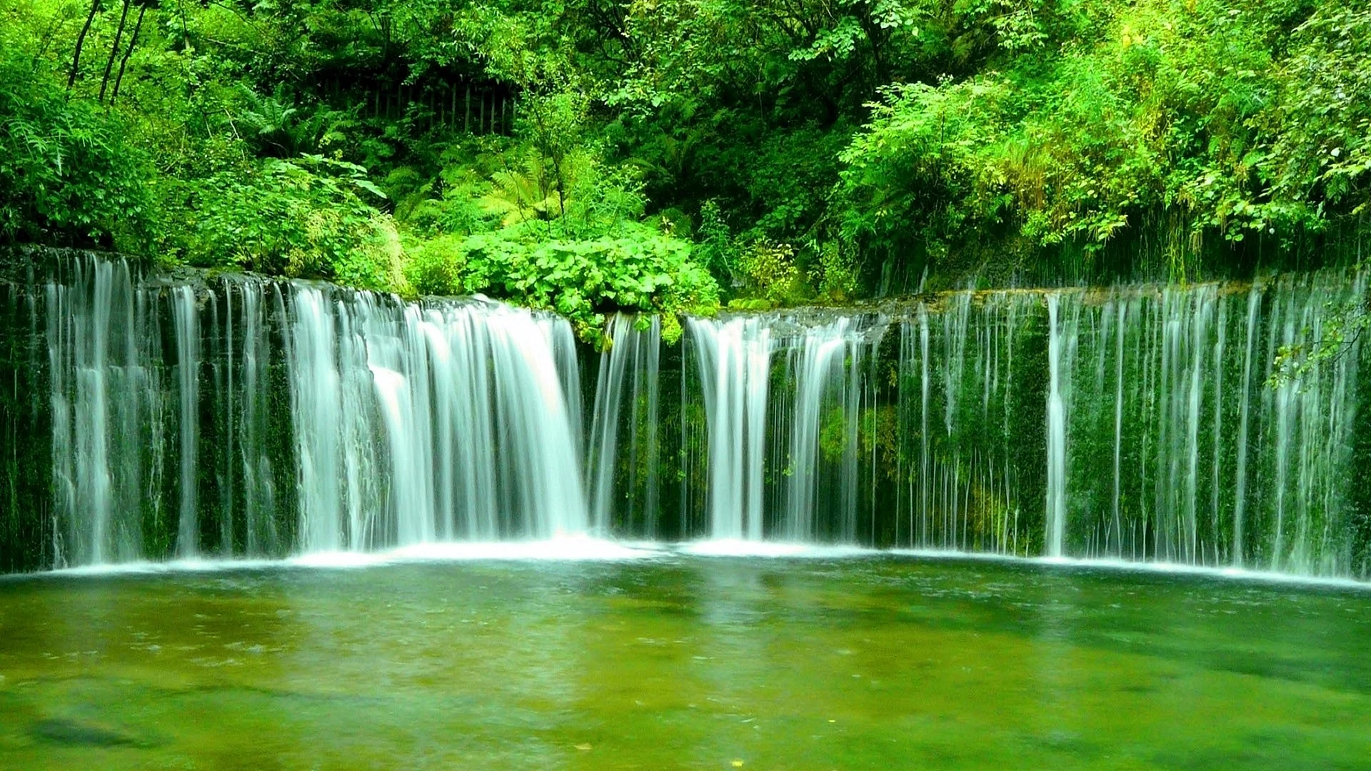 Waterfall Scenery Wallpaper