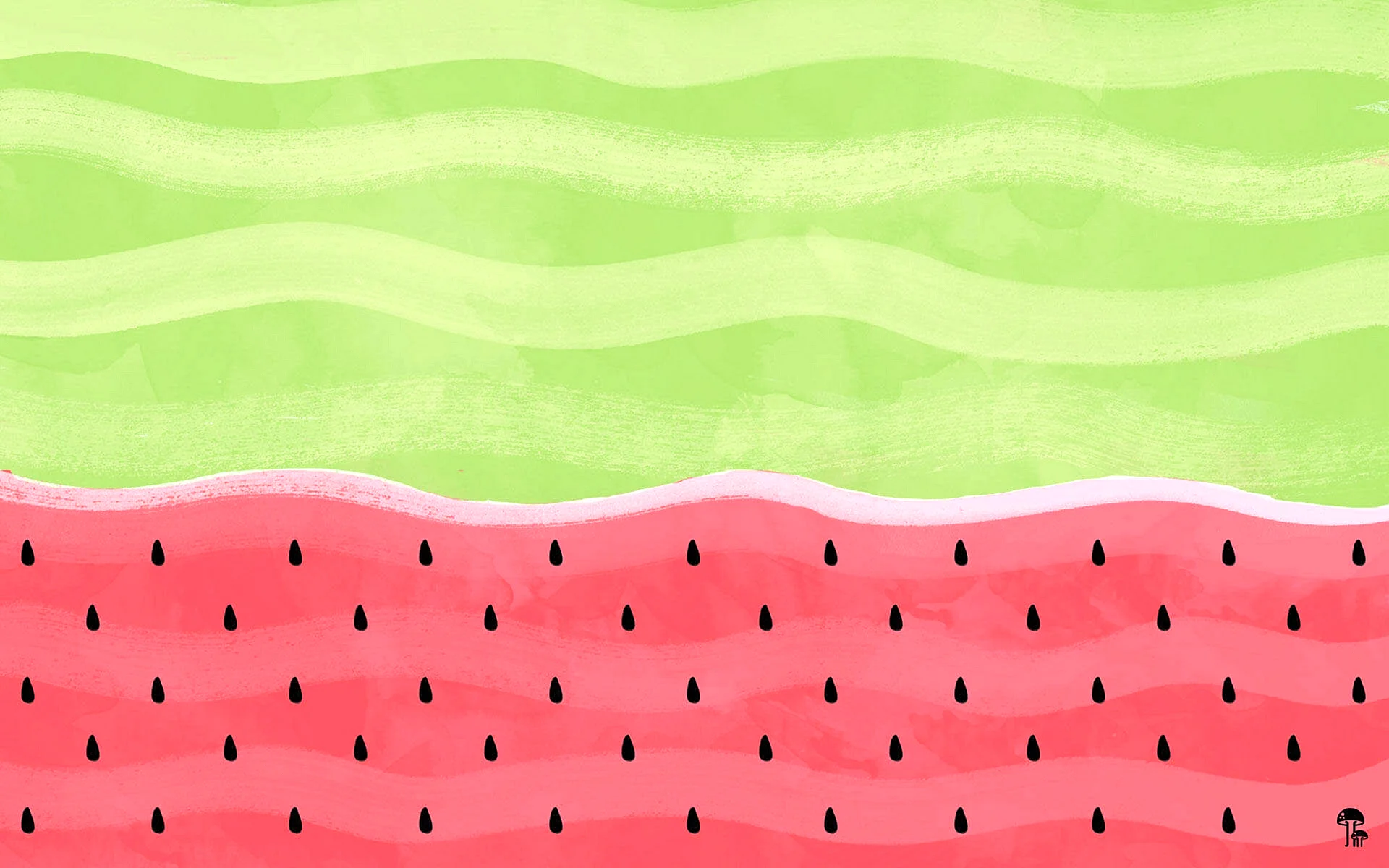 Watermelon Art Wallpaper