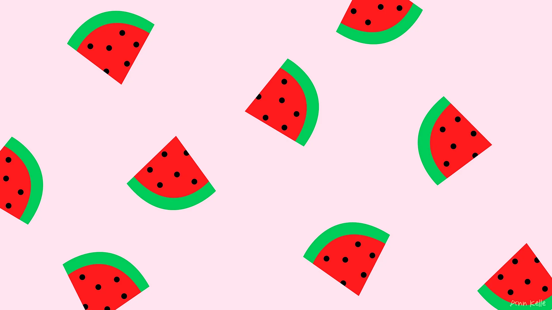 Watermelon pattern Wallpaper