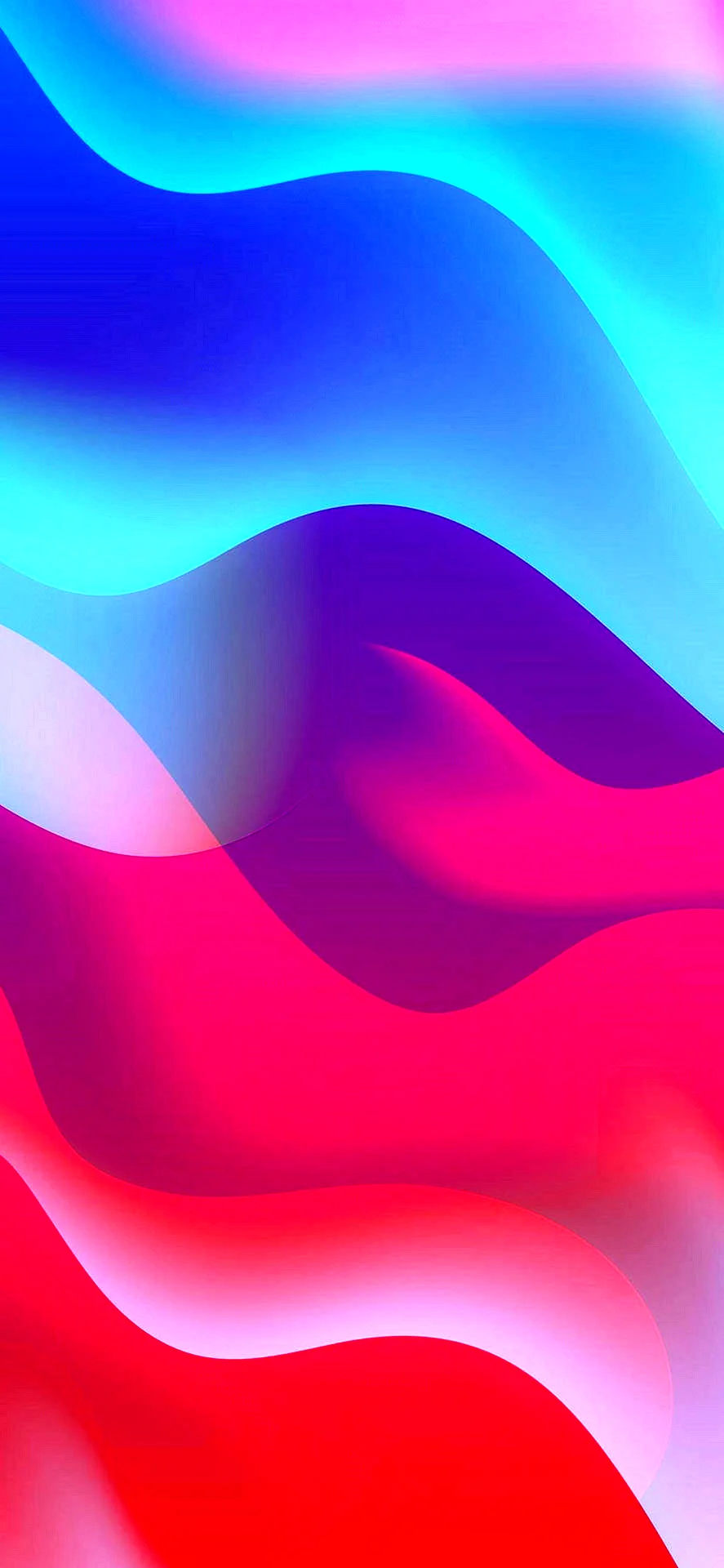 Wave Gradient Wallpaper For iPhone