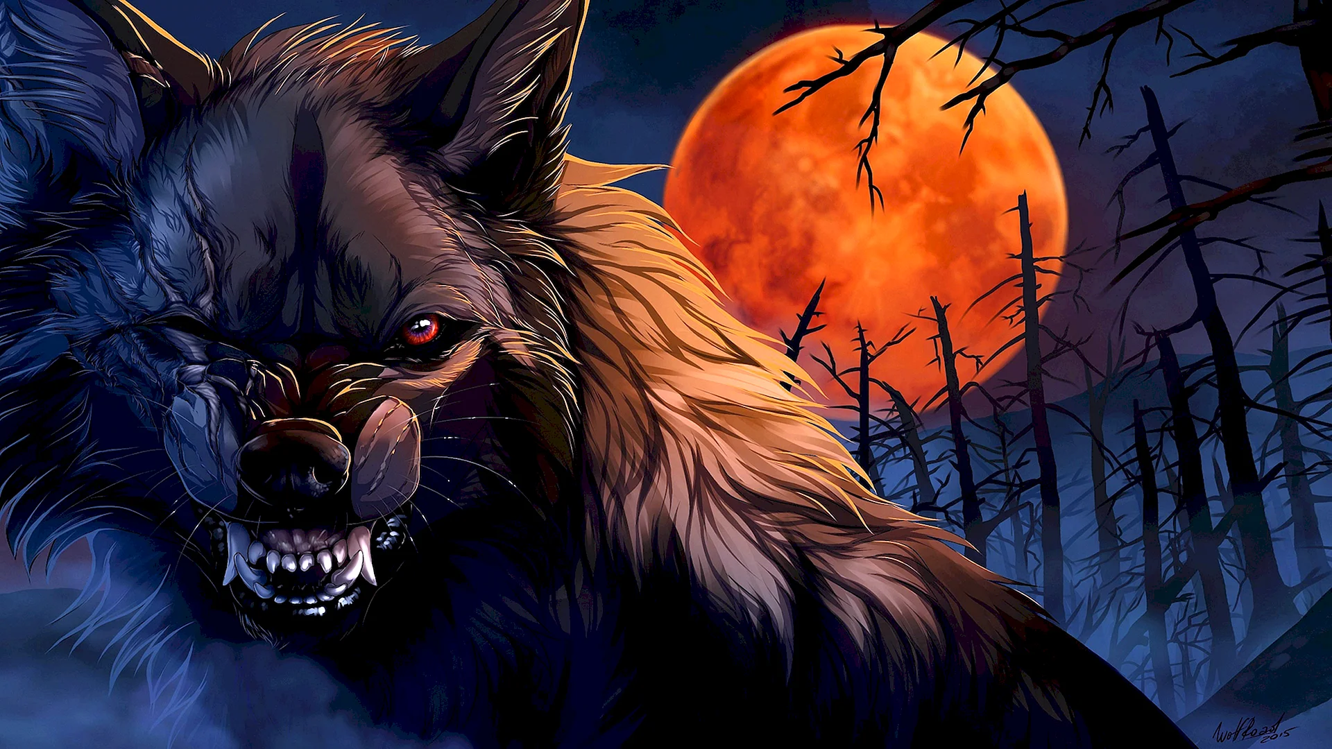 Werewolf Art Wallpaper