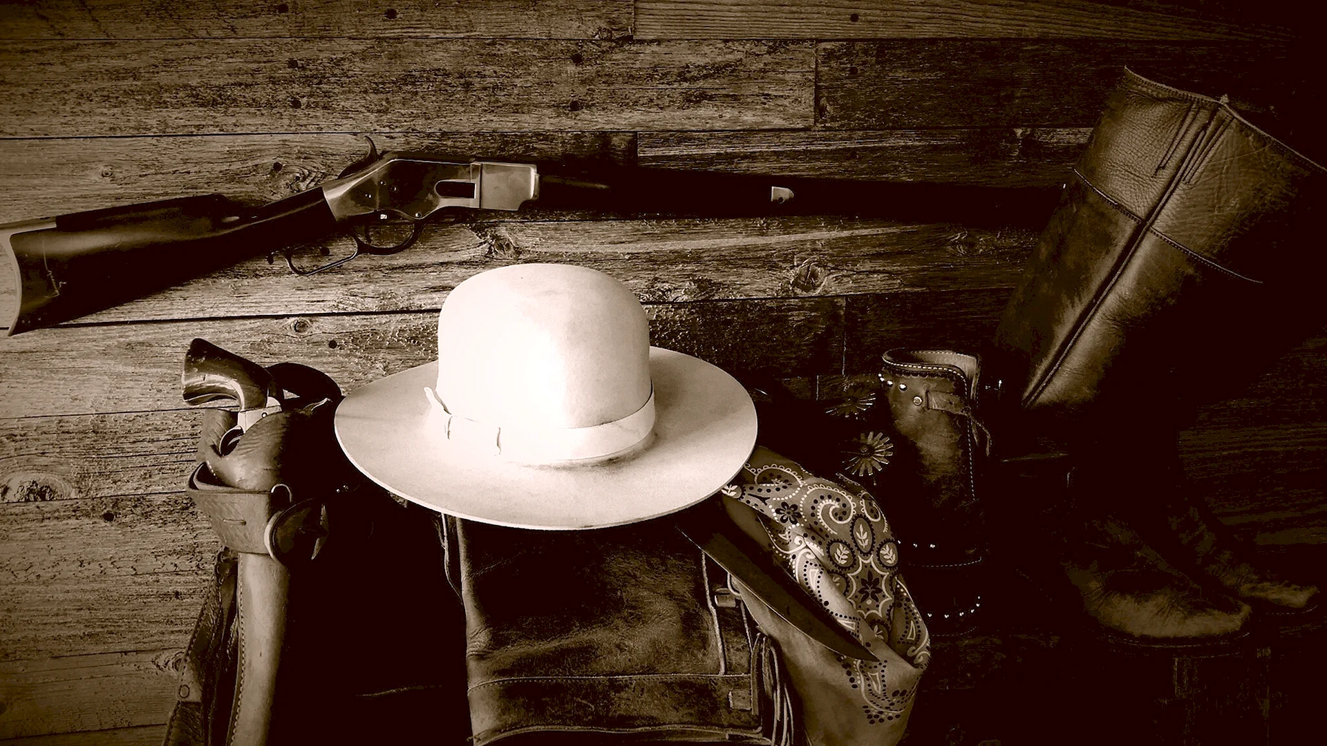 Western Photograph - Cowboy Hat Wallpaper