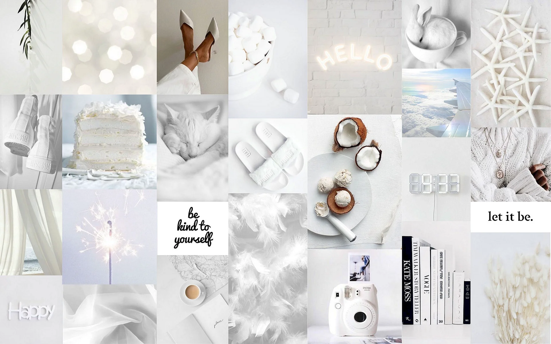 White aesthetic Wallpaper