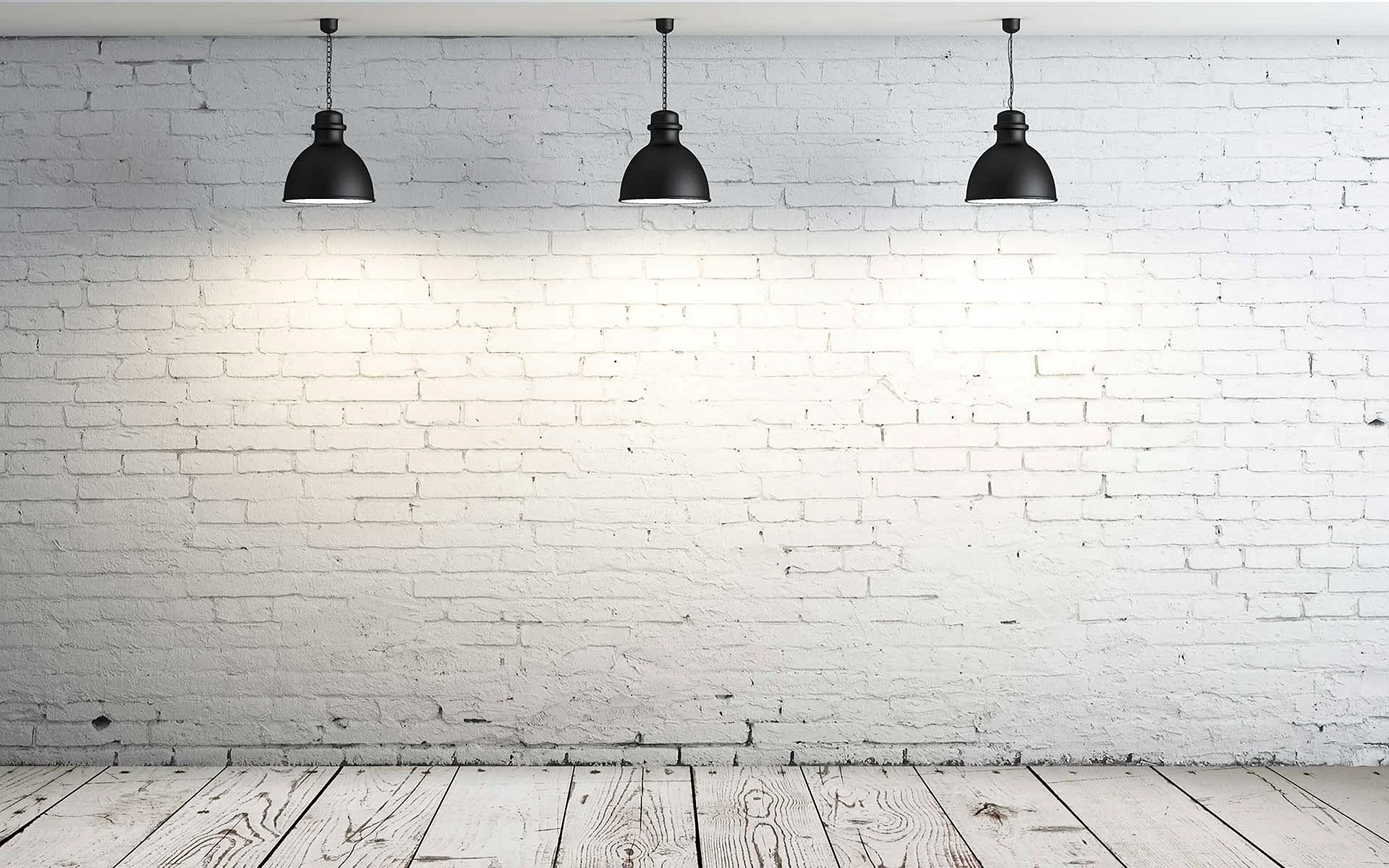 White Brick Wall Wallpaper