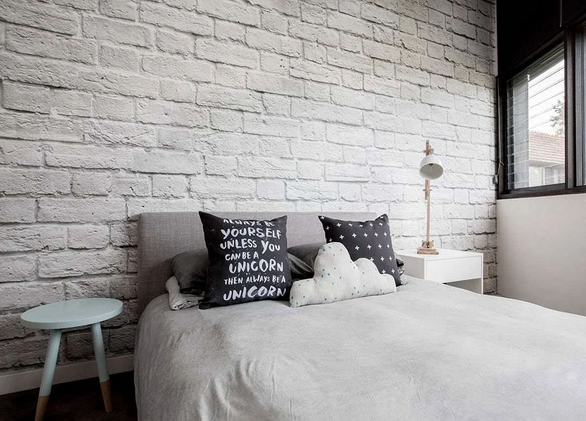 White Brick Wall Design Wallpaper