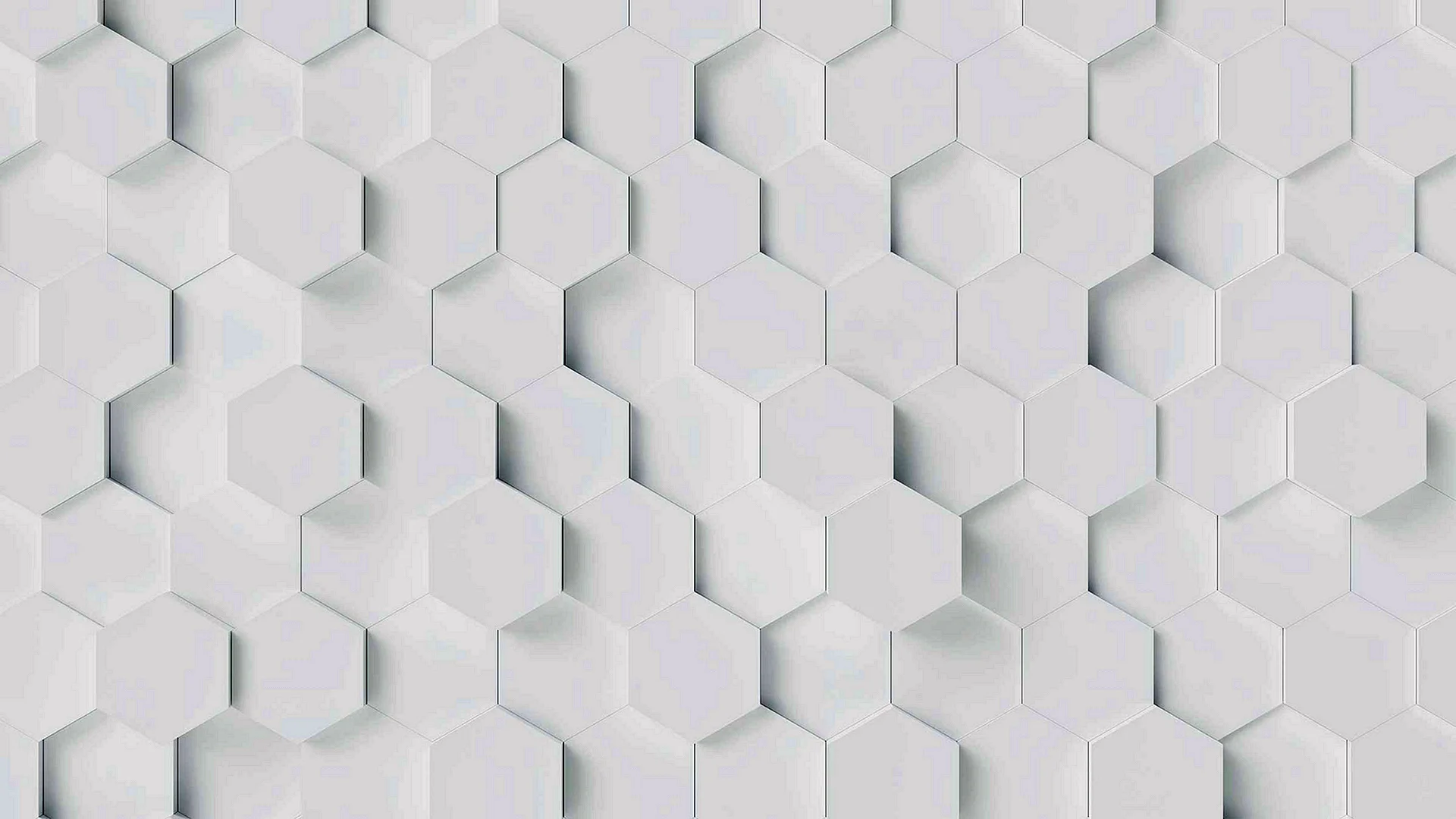 White Hexagon Texture Wallpaper