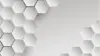 White Honeycomb Wallpaper