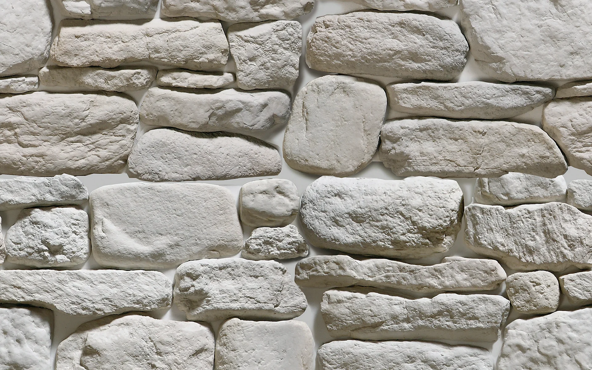 White Limestone Wall Wallpaper