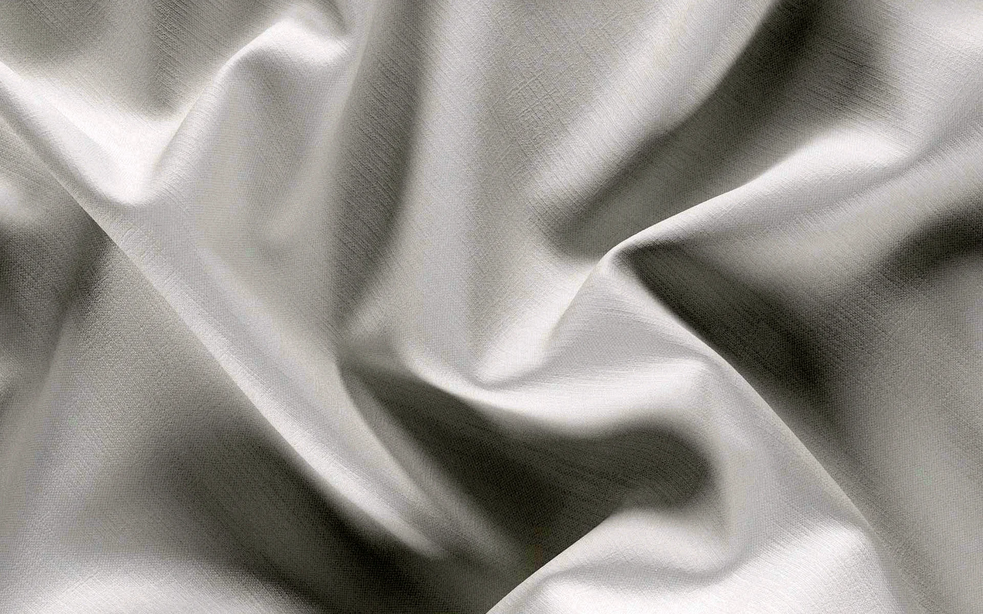 White Silk Cloth Wallpaper