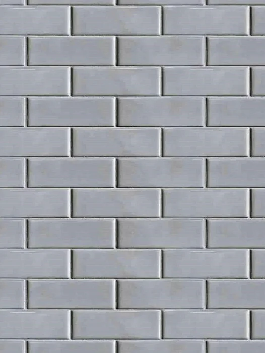 White Glossy Tile Wallpaper
