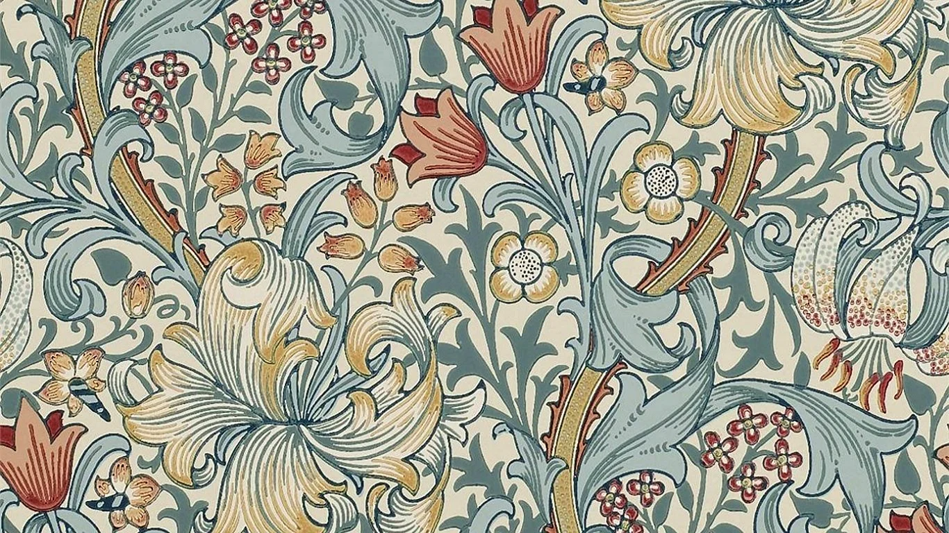 William Morris Art Nouveau Wallpaper