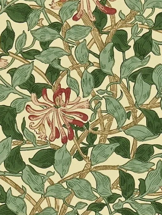 William Morris Honeysuckle Wallpaper