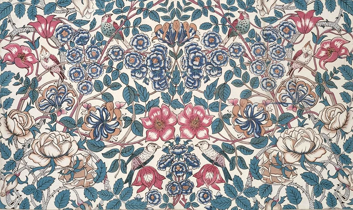 William Morris Honeysuckle Wallpaper