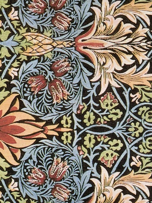William Morris Ornament Wallpaper