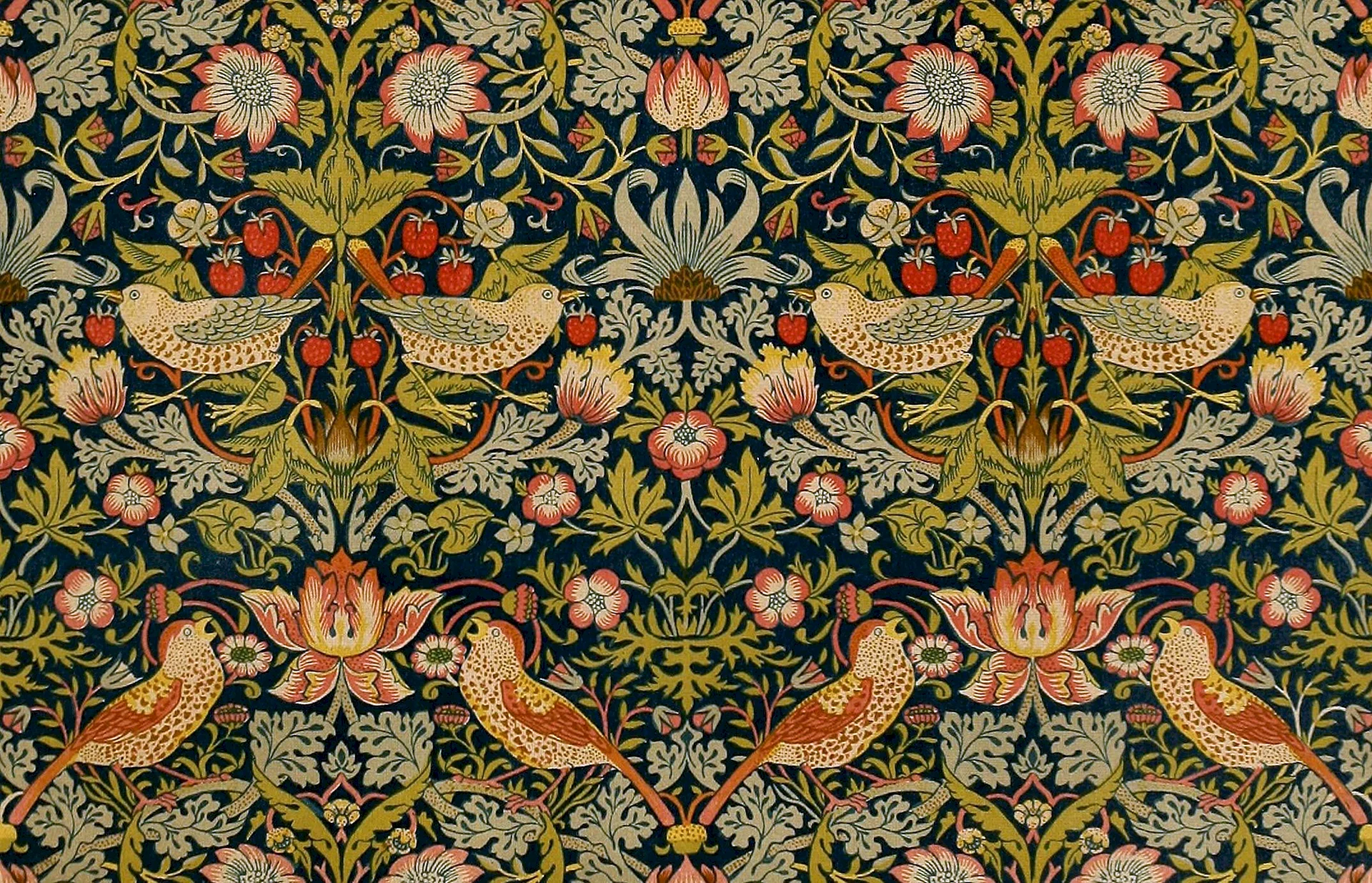 William Morris Ornament Wallpaper