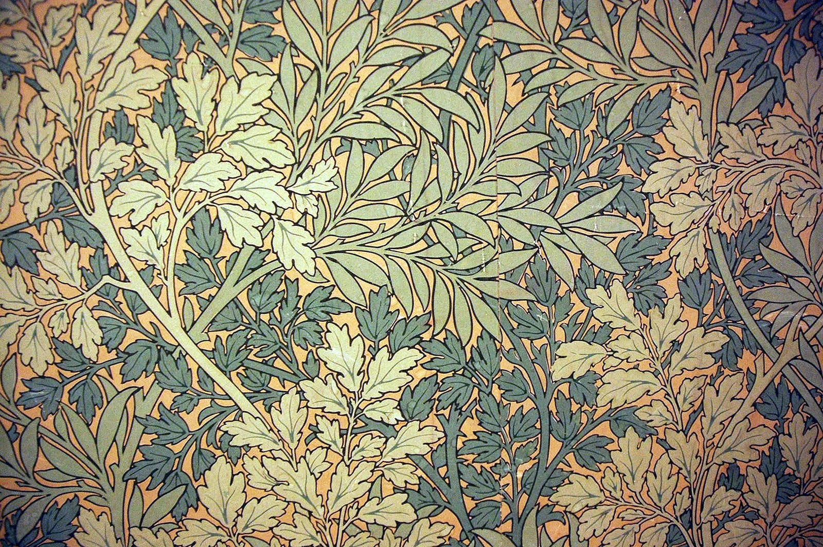 William Morris Pattern Wallpaper