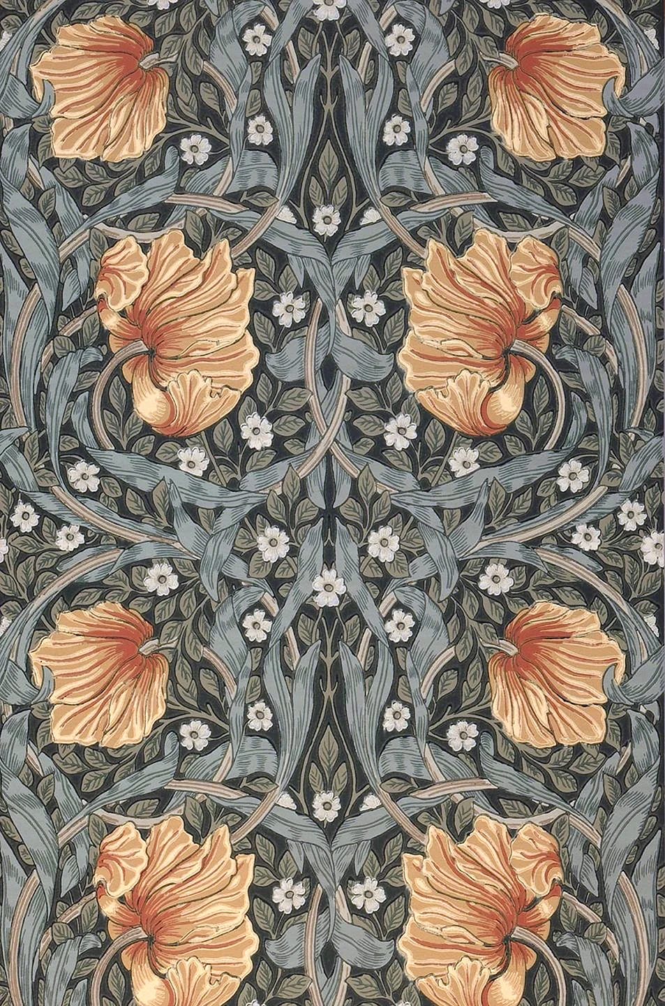 Download William Morris Pimpernel Pattern Wallpaper - WallpapersHigh