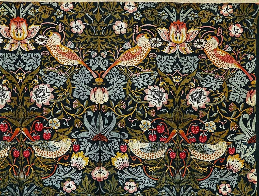 William Morris Strawberry Wallpaper