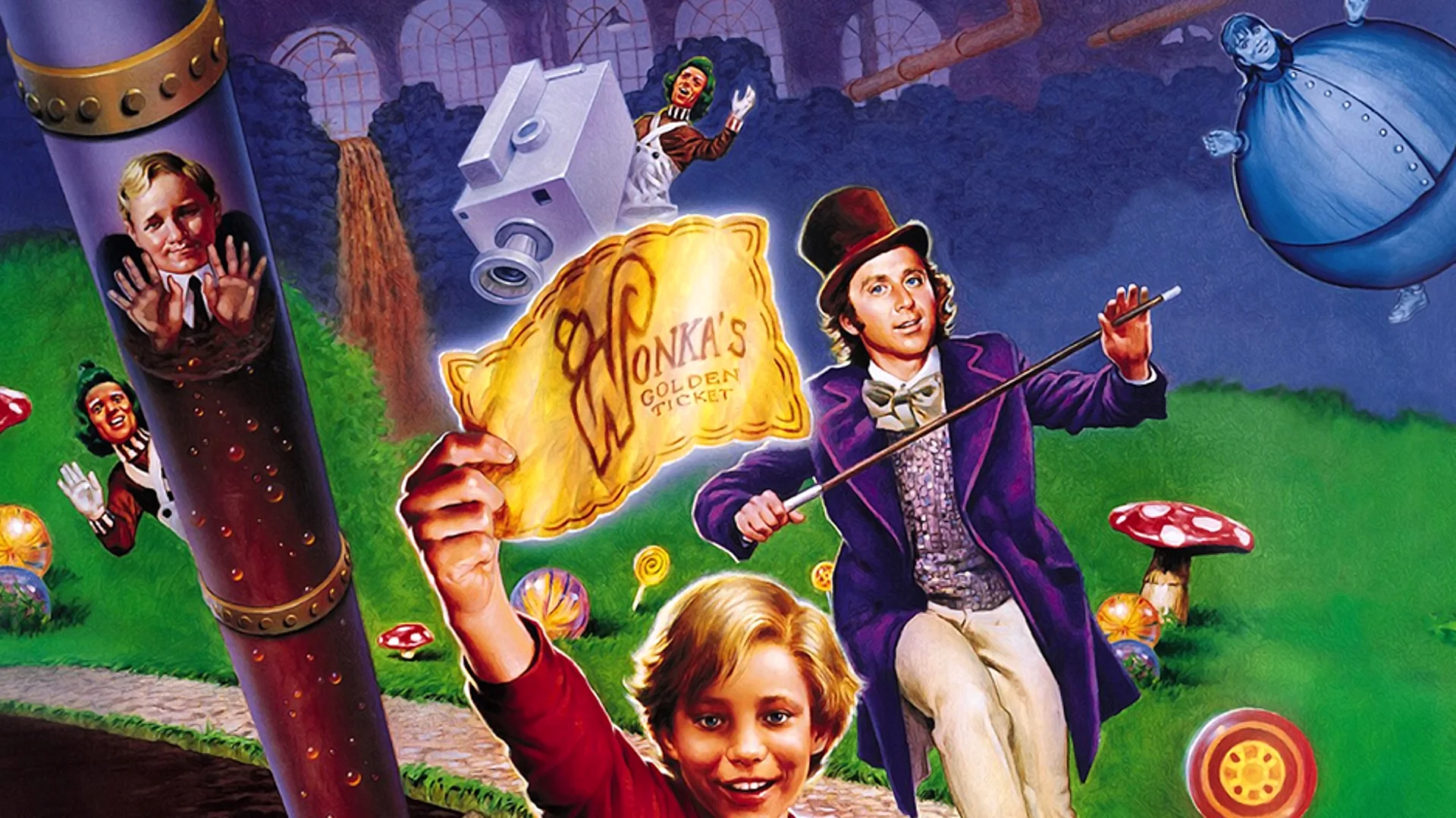 Willy Wonka And The Chocolate Factory Tooperr Wallpaper