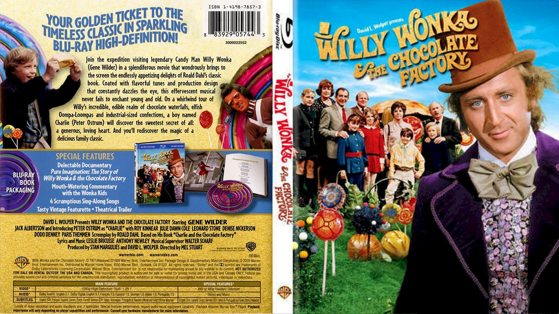 Willy Wonka Dvd Cover Wallpaper