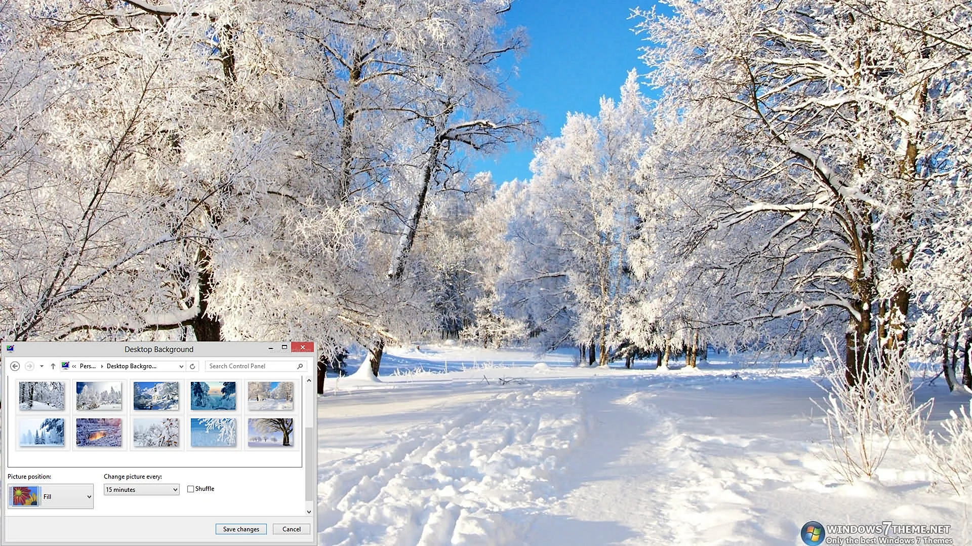 Windows 7 Winter Wallpaper