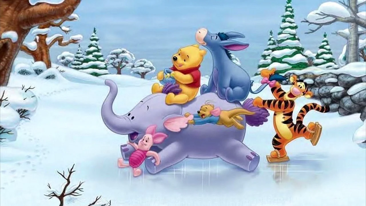 Winnie The Pooh Winter Wallpaper