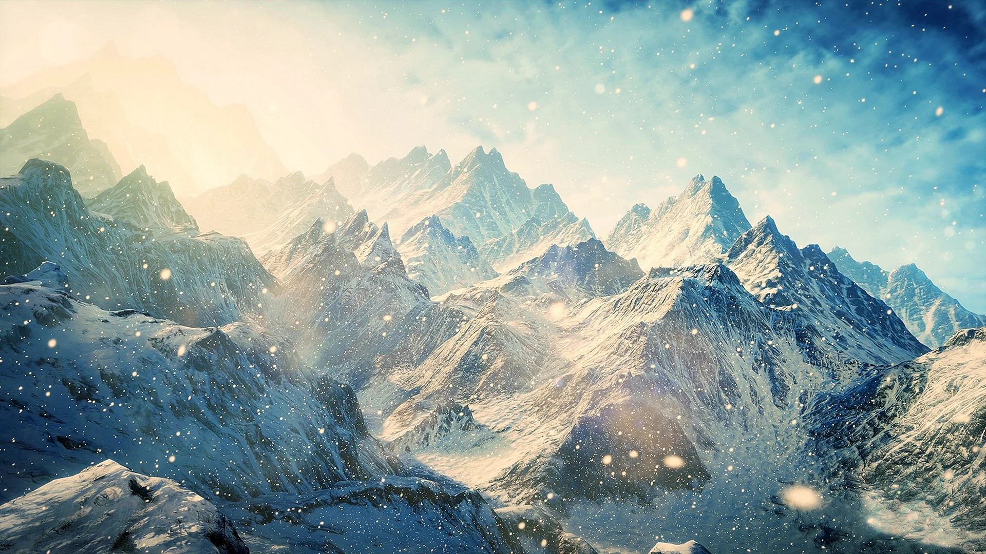 Winter Mountain Wallpaper