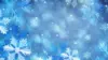 Winter Snowflake Background Wallpaper