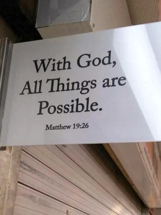 With God All Things Are Possible Wallpaper