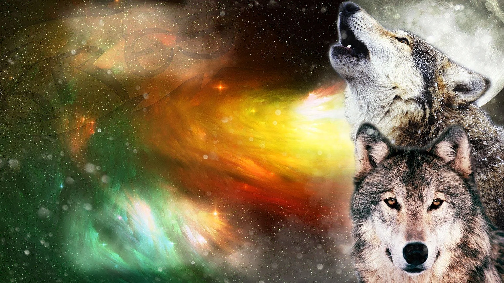 Wolf Howl Wallpaper