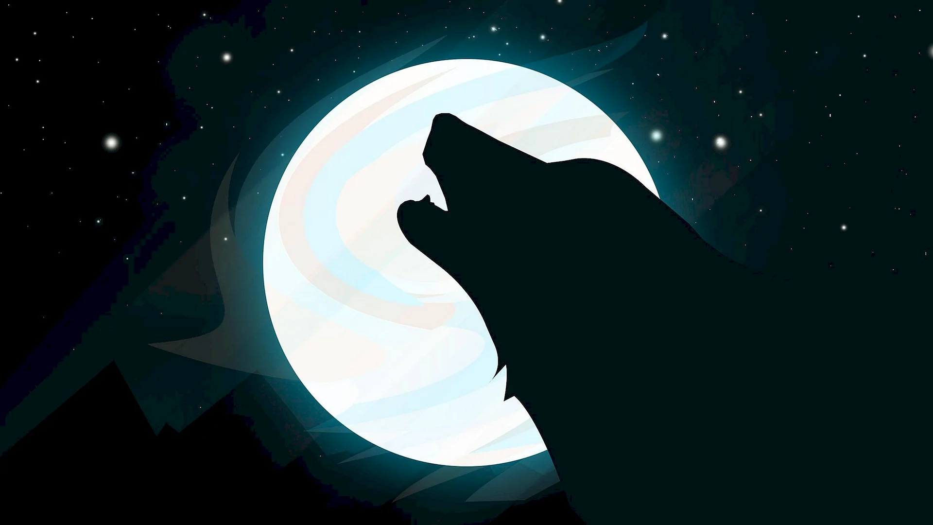 Wolf Moon Wallpaper