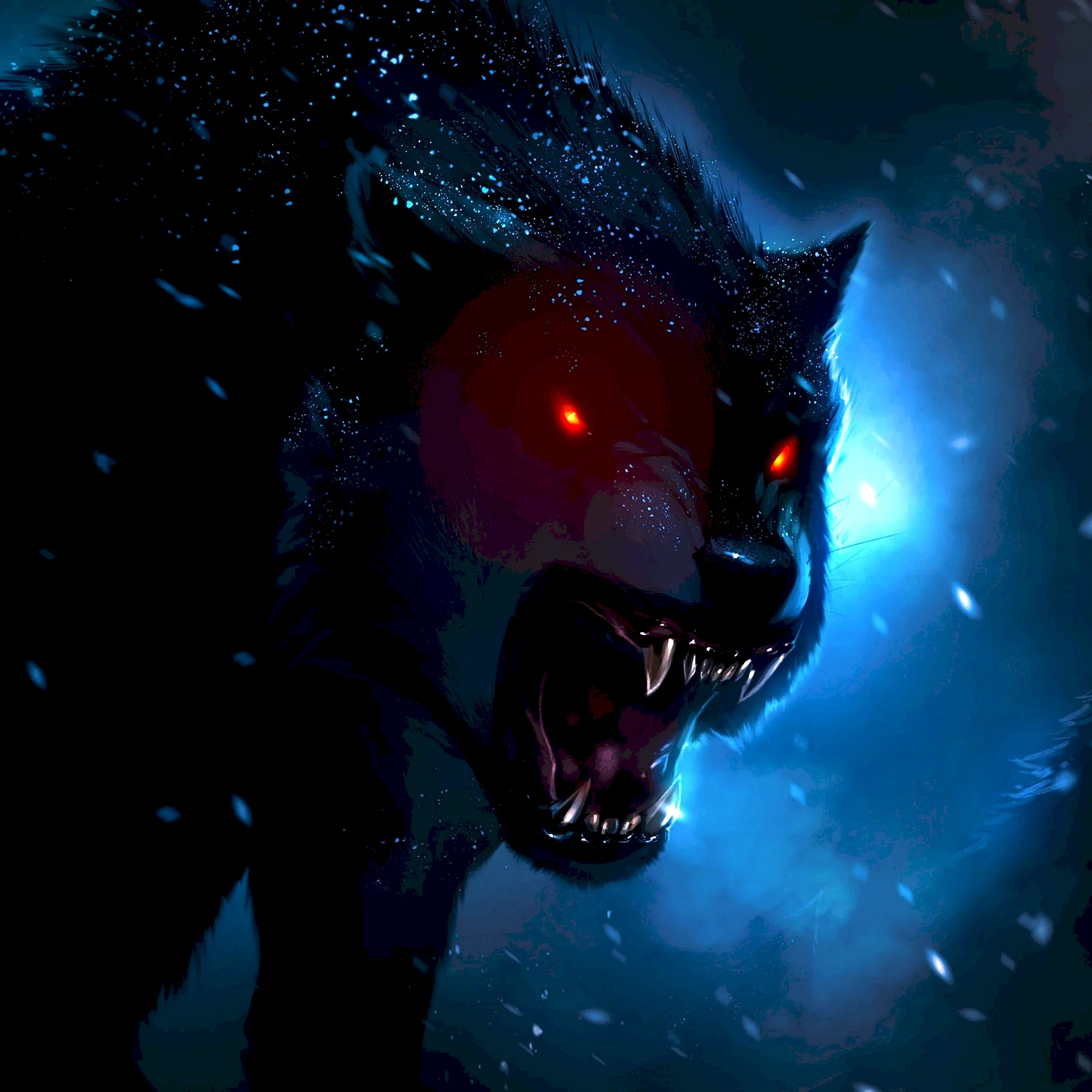 Wolf Night Wallpaper