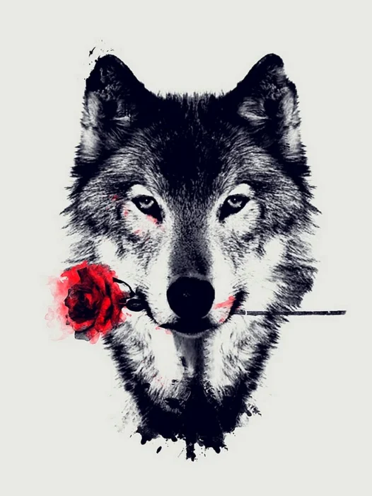 Wolf Pattern Wallpaper